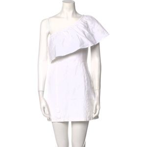 A. L. C. Evan One Shoulder White Dress - image 1